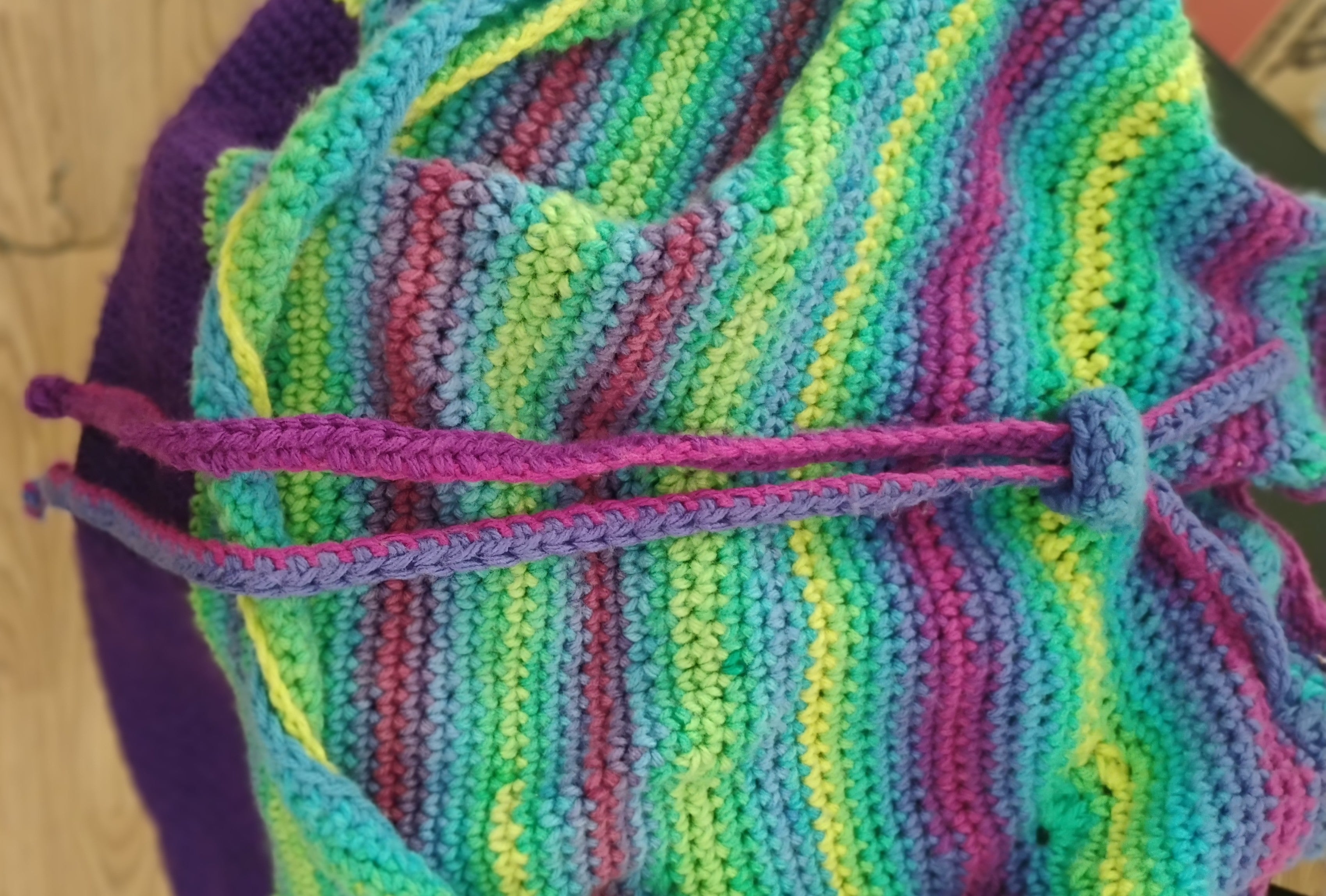 Large Crochet Travel Bag
