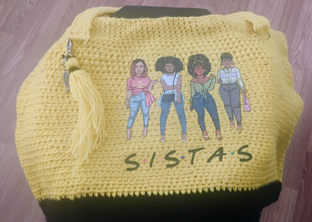 Large Crochet Travel Bag