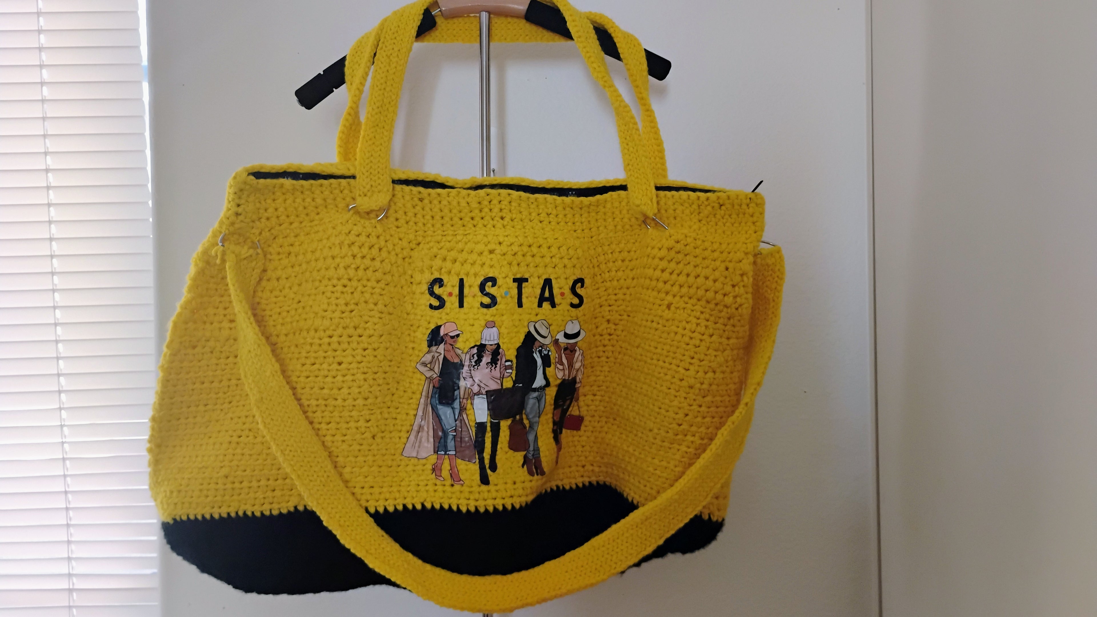 Large Crochet Travel Bag