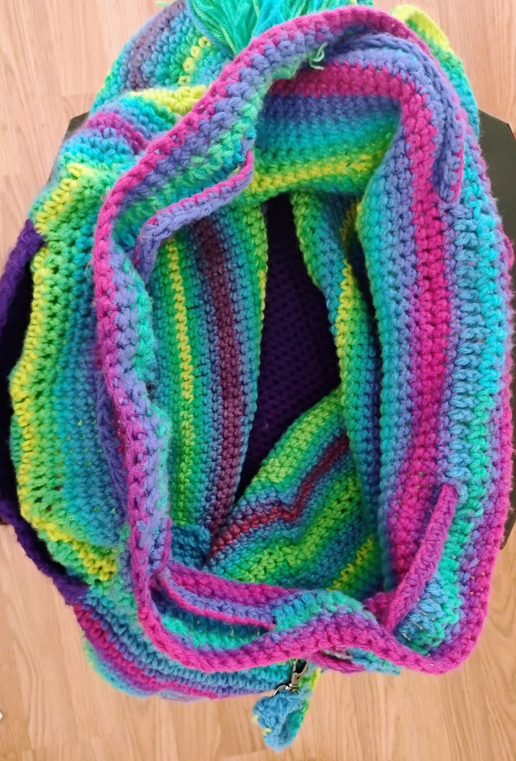 Large Crochet Travel Bag