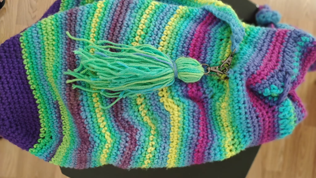 Large Crochet Travel Bag