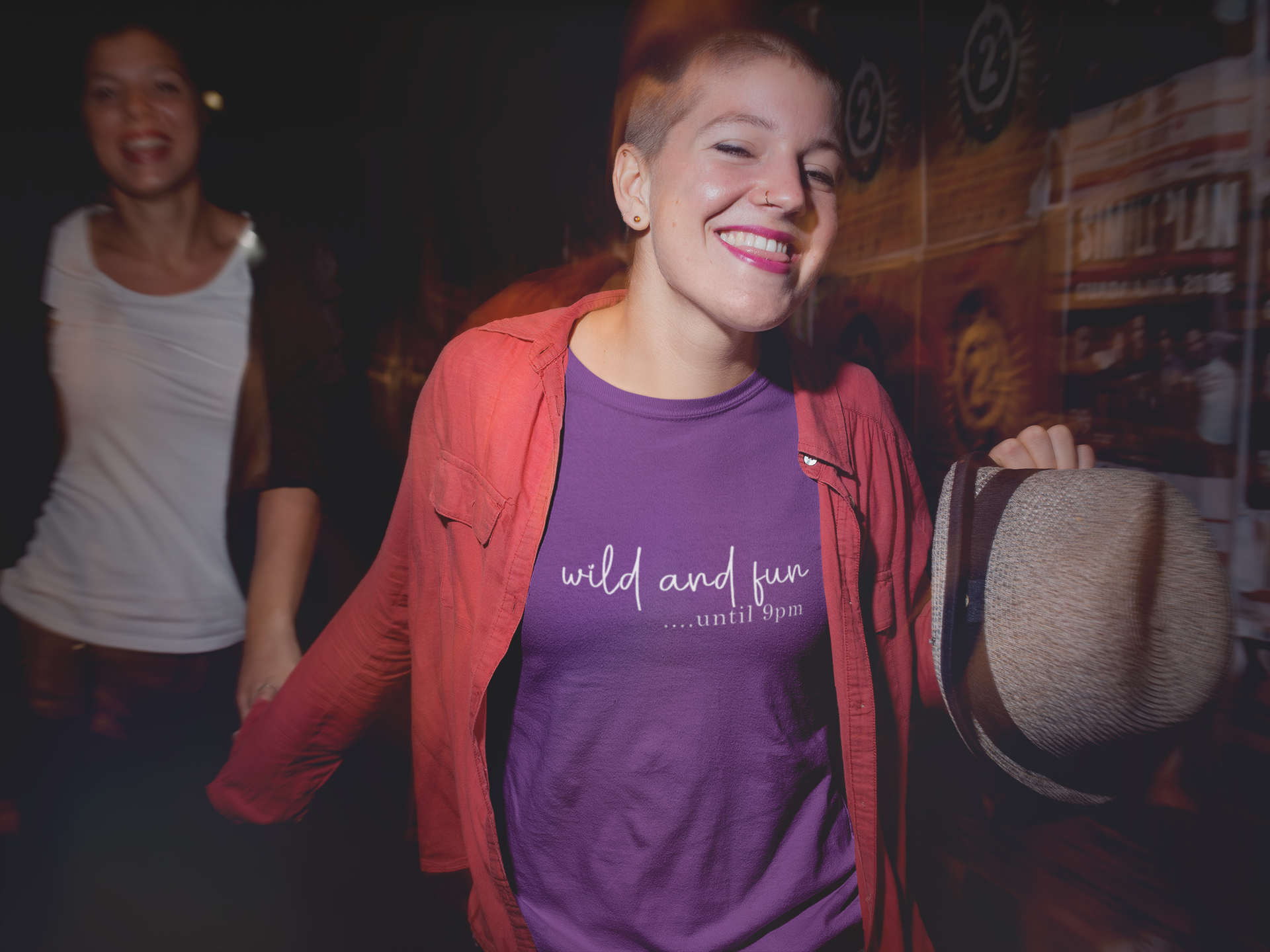 Funny Early Night Graphic Tee