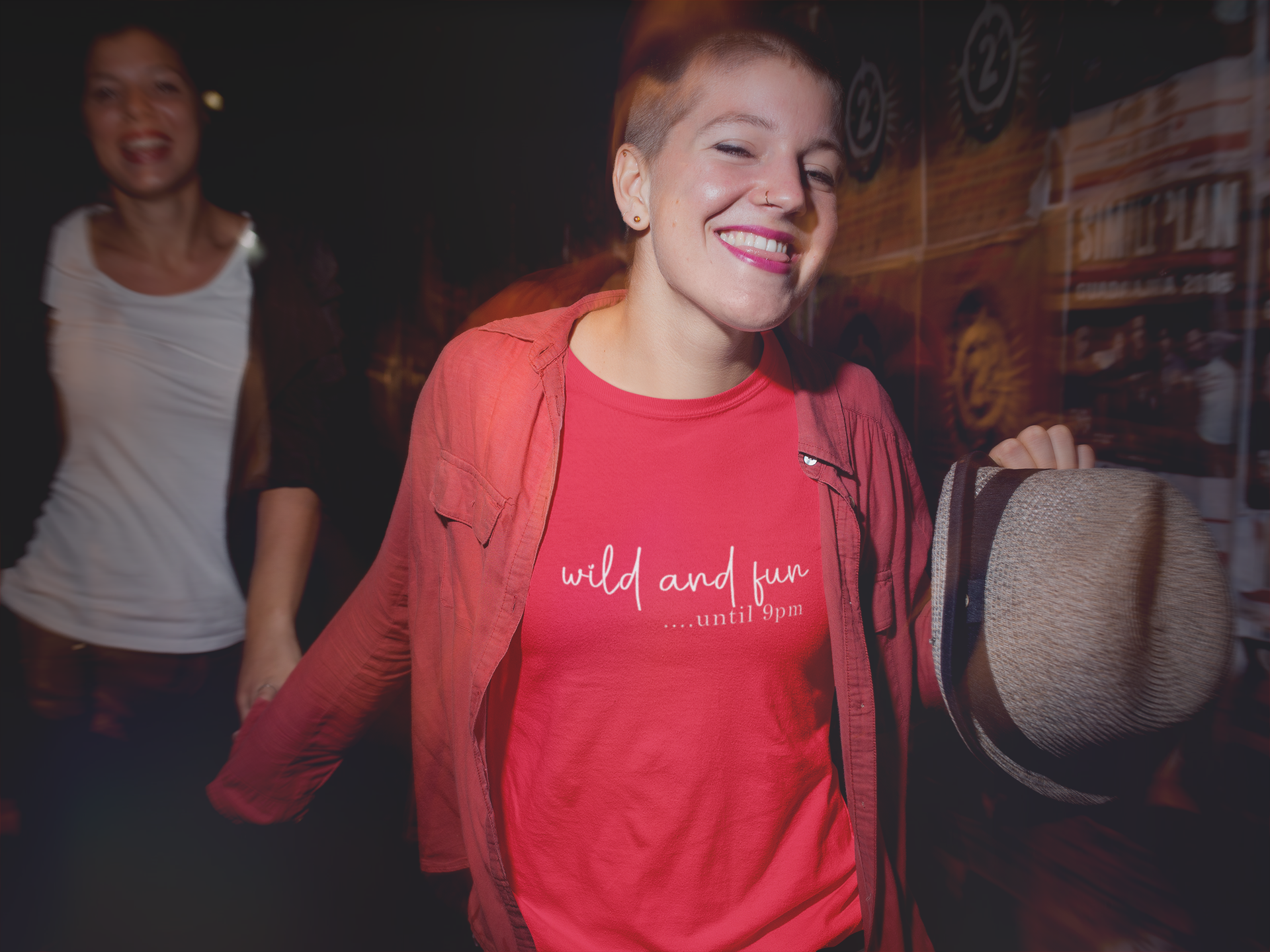 Funny Early Night Graphic Tee