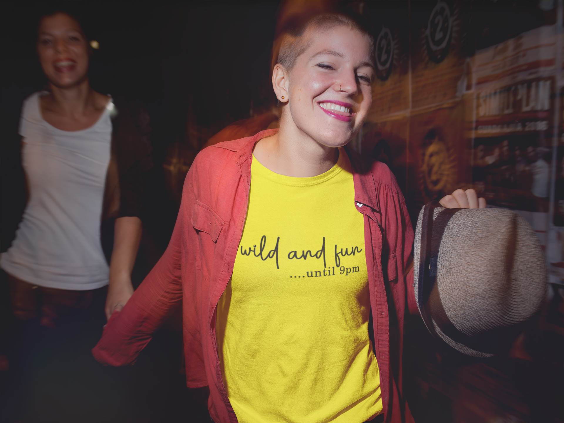 Funny Early Night Graphic Tee